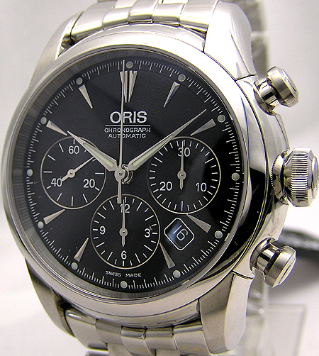 オリス ORIS アートリエ クロノグラフ　腕時計