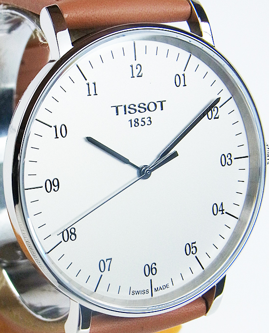 ティソ] 腕時計 レザーベルト T1166173603700 メンズ シルバー文字盤 通販