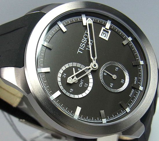 イソザキ時計宝石店 BLOG: ティソ2012新作 -チタンケース採用GMT 